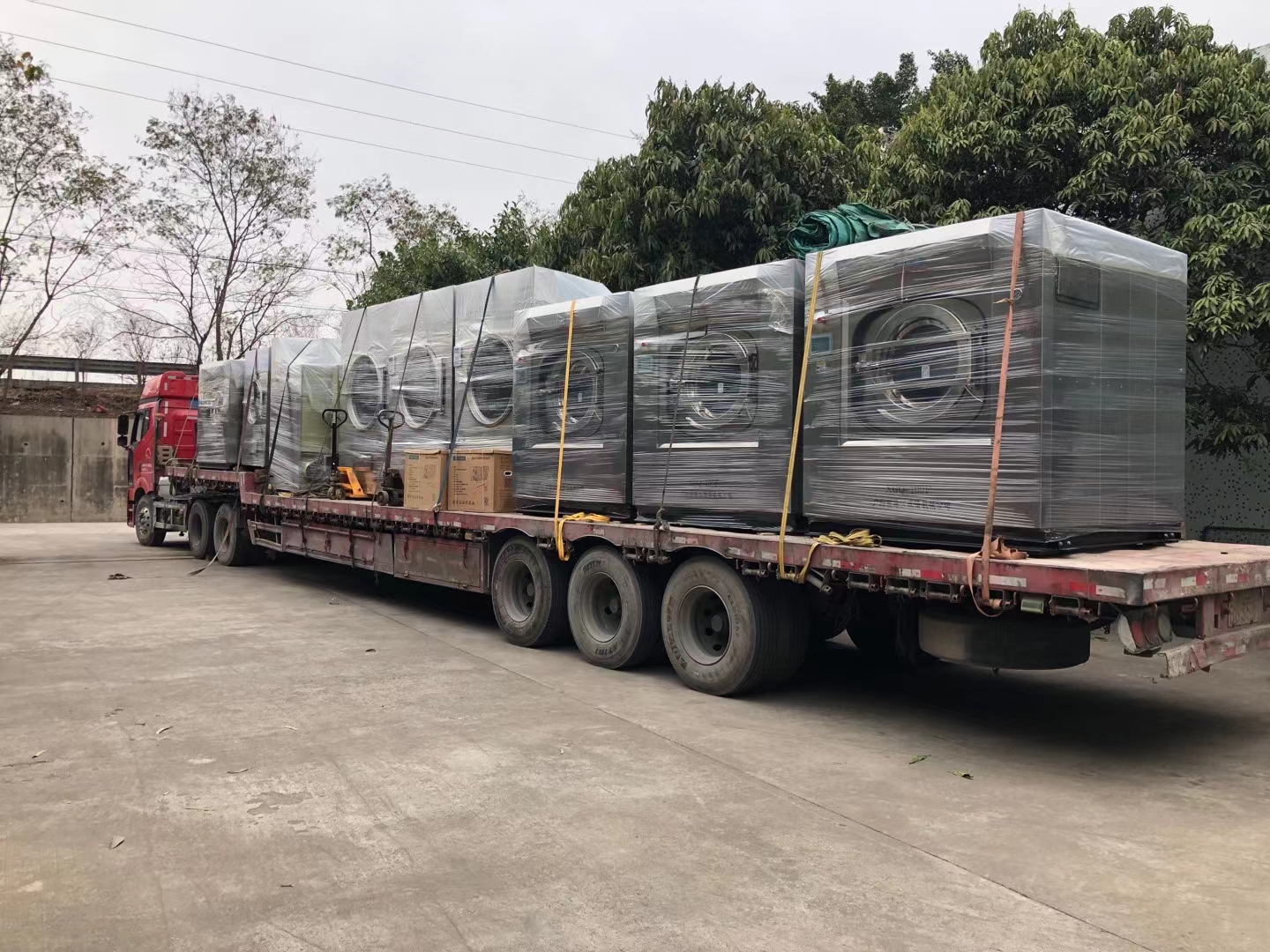 珠江洗滌100kg自動(dòng)懸浮式洗脫一體機(jī)供應(yīng)案例