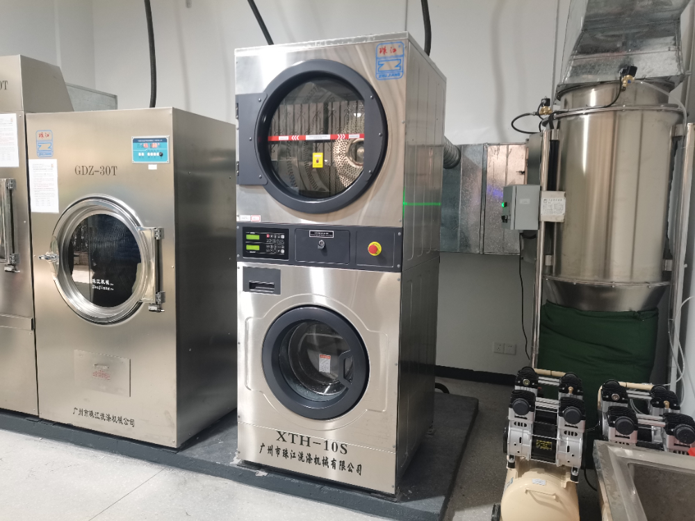 廣州大型酒店工業用洗衣機：三層不銹鋼材質+變頻技術，洗凈度高磨損低的源頭廠家方案
